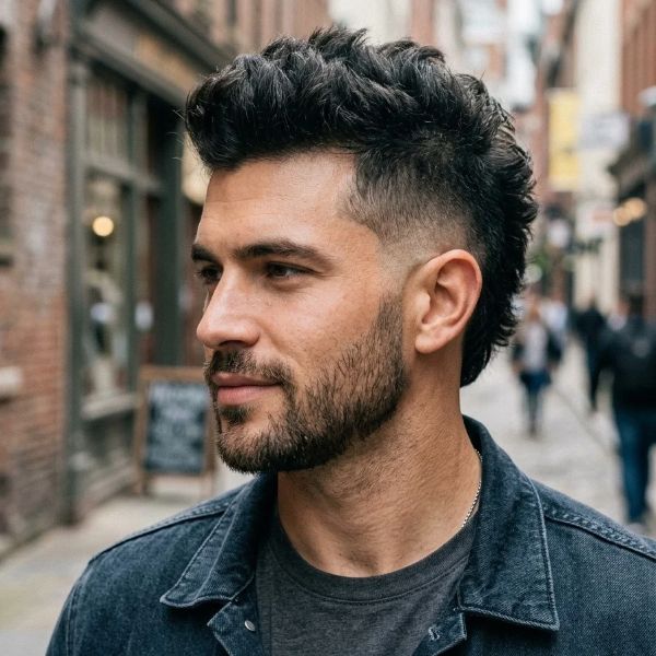 Burst Fade Mohawk