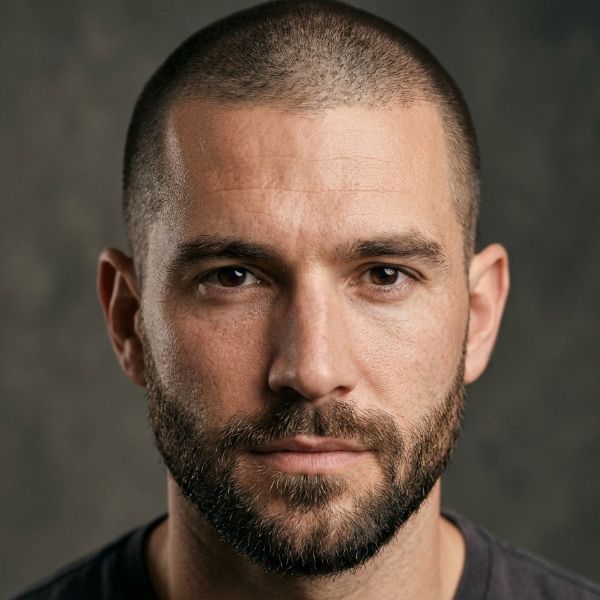 Buzz Cut with Beard