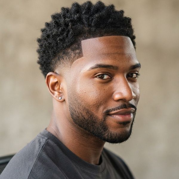 Classic Low Taper Fade Black Haircut