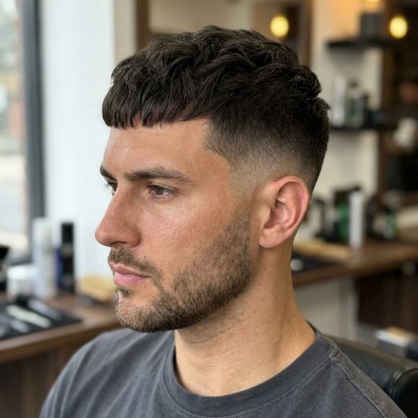 French Crop Burst Fade Taper