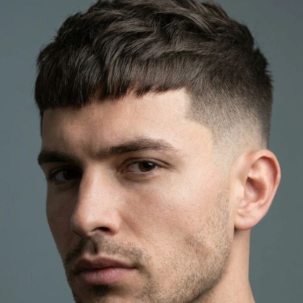 French Crop Low Taper Fade