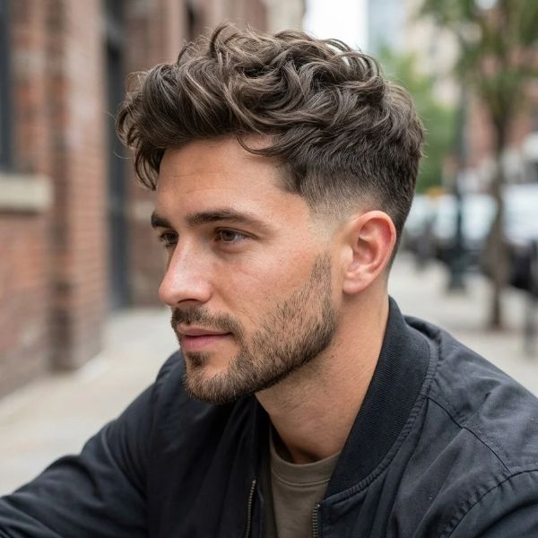 Messy Burst Fade Taper