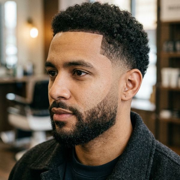 Mid Taper With Line-Up or Beard Blend