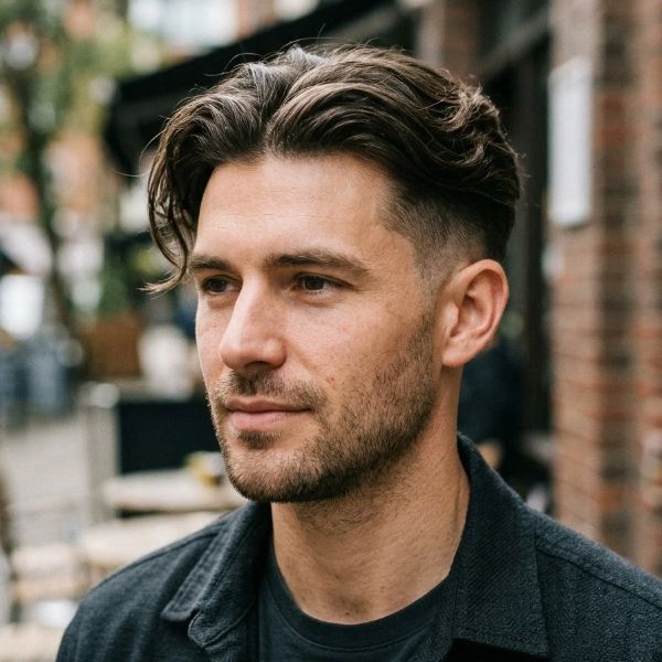 Middle Part Undercut