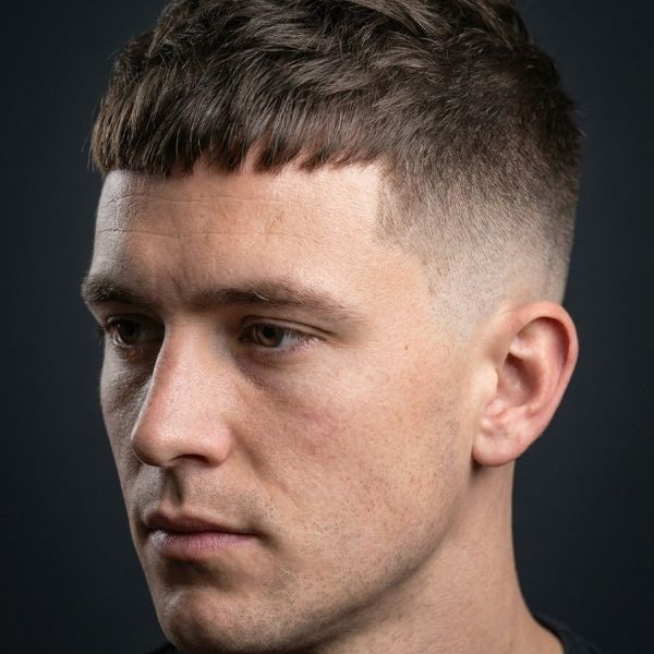 Modern Caesar with Low Fade