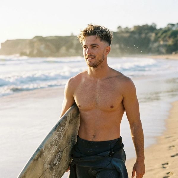 Short Surfer with Low Fade