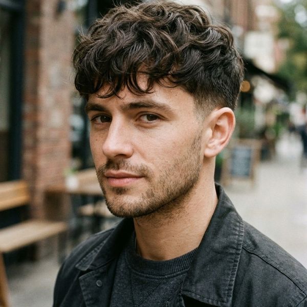 Wavy low taper fringe